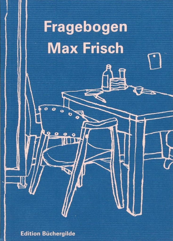 Fragebogen von Max Frisch